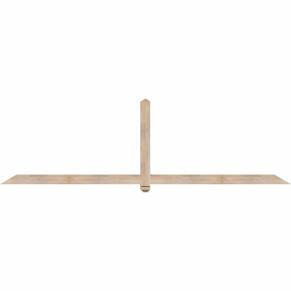 Ekena Millwork Eugene Smooth Timber Gable Bracket, Douglas Fir, 108"W x 31 1/2"H x 3 1/2"D x 3 1/2"F, 7/12 Pitch GBW108X31X0404EUG00SDF - main